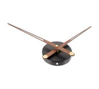 MALUGOGO Movimiento Reloj Grande de Pared Manecillas Mudas Mecanismo de Reloj Silencioso de Metal y Madera Negra para Reparación y Decoración de Salón 1 Pieza