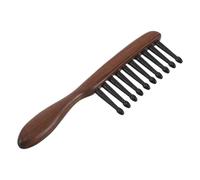 MALUGOGO Peine de Masaje Elegante y Refinado Dientes de Madera de Sándalo para Cuidado del Cabello y Minimización de Roturas para de Autocuidado en Hombres y Mujeres