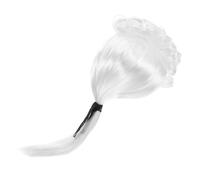 MALUGOGO Peluca de Disfraz de Color Claro para Abogado y Juez, Ajustable, Rizada, de Fibra de Alta Temperatura, Talla Única, Adecuada para Cosplay, Fiestas y Teatro, 1 Unidad