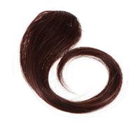MALUGOGO Peluca de Flequillo Falso para Mujer Peine Incorporado, Fibra y Plástico, Fácil de Usar para Crear Estilo de Cabello Natural en Disfraces