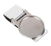 MALUGOGO Pequeño clip de metal para billetes de acero inoxidable, diseño resistente, cabe en el bolsillo, operación simple, uso al aire libre, portátil para hombres