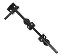 MALUGOGO Pestillo de puerta estilo F sólido grueso de 12 pulgadas para valla de madera, puerta francesa, cobertizo, barra de seguridad