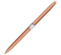 MALUGOGO Pincel Delineador para Decoración de Uñas, Rotulador de Línea en Metal Rosa Dorado, Herramienta Fina para Manicura Profesional, Compatible Esmaltes Clásicos y Gel, Adecuado