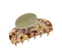 MALUGOGO Pinza para el pelo de acetato grande para mujer #3, pinza rectangular de gran tamaño para peluquería gruesa, estilo de tortuga, abrazadera para colas de caballo y moños