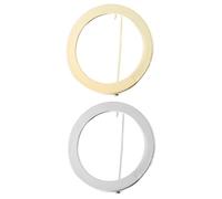 MALUGOGO Pinzas Circulares Metálicas para Prendas y Faldas, 2 Unidades, Accesorio Funcional para Uso Diario Femenino