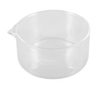 MALUGOGO Plato de Evaporación de Vidrio Vertido sin Esfuerzo para 250ml Redondo para Laboratorio Adecuado para Disciplinas Científicas y Química