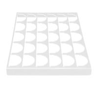 MALUGOGO Porta Cápsulas de Café, Estante para Cápsulas de Café, 30 Rejillas, Acrílico, Almacenamiento y Exhibición, para Cocina y Armarios, Compatible Bolsas de Té