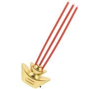 MALUGOGO Portavelas eléctrico para incienso en material plástico de estilo chino antiguo con diseño ligero para mesa de comedor o hotel, proporcionando sensación de paz y calidez