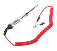 MALUGOGO Probador Eléctrico Digital para Automoción Alambre de Resorte Flexible, Comprobador de Circuitos Eléctricos 3-48v, Herramienta Multifuncional para Detección de Corriente y Voltaje