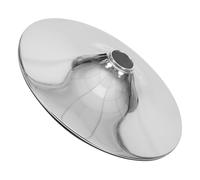 MALUGOGO Repuesto Optimize Barber Salon para silla de base de acero inoxidable con acabado plateado, pedestal de trabajo resistente para peluquería de eficiencia