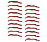 MALUGOGO Señuelos 150 Piezas de Silicona de Pesca Biomiméticos en Forma de Lombriz Roja para Agua Dulce y Salada para Ideales para Profesionales y Principiantes Profesionales Principiantes