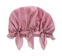 MALUGOGO Sombrero para Dormir de Satén Imitación Seda Púrpura para Mujer Maternal, Protege la Humedad y Aumenta el Brillo del Cabello Durante el Sueño Baño