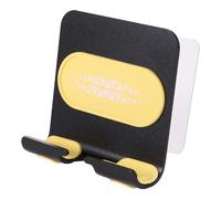 MALUGOGO Soporte Adhesivo Metálico Material para Teléfono Móvil sin Perforaciones Ángulo Ajustable, Soporte Flexible Material Abs y Silicona Abs y Silicona para Móvil en Baño y Pared