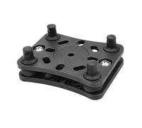 MALUGOGO Soporte para Teléfono de Bicicleta Amortiguador de Silicona y Acero Inoxidable, Soporte Estable y Absorción de Impactos para Moto y Bicicleta