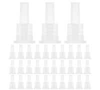MALUGOGO Tapón Cuentagotas para Botella de Aceites Esenciales Protección Antigoteo y Control Preciso de Dosis, Material Pp, Paquete de 200 Piezas para Elaboración DIY