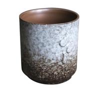 MALUGOGO Taza de té de cerámica de estilo japonés creativo para el hogar y la familia, resistente al calor, no es fácil de romper, ambiente artístico único, para los amantes del té y la decoración del