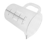 MALUGOGO Taza medidora y taza medidora líquida fácil de almacenar de 2000 ml, gran capacidad con asa para uso versátil para hornear en la cocina y preparación de bebidas