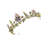 MALUGOGO Tiara de diamantes de imitación, accesorios para el cabello, estilo barroco europeo, accesorios de fotografía, de aleación, se mantienen firmemente en la cabeza para mujeres y bailes de