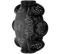 MALUGOGO Trampa para Peces y Anguilas de Gran Capacidad en Plástico Negro, Fácil de Usar para Pesca al Aire Libre y Ahorro de Cebo