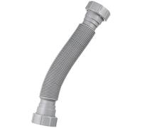 MALUGOGO Tubo de desagüe para fregadero, manguera flexible corrugada de plástico gris corrugado de 22 x 5 cm