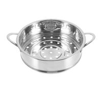 MALUGOGO Vaporera Varios estilos de Acero Inoxidable Doble Asa y Borde Sellado para Cocinar al Vapor Alimentos en Cocina Doméstica o Restaurante Varios estilos