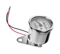 MALUGOGO Velocímetro Analógico para Motocicleta Estilo Vintage, Indicador de Velocidad Puntero, Accesorio Resistente para Modificación, Odómetro Mecánico para Motos Clásicas