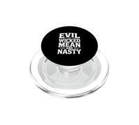 Malvado Malvado Significa Humor desagradable para los Amantes de la Mala Actitud PopSockets PopGrip para MagSafe