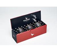 MALVASIA Cesta Gourmet, Caja Regalo con Parfait de Foie de Pato, Foie Gras de Pato y Mousse de Foie de Pato con Trufa, Elaboración Artesanal, Sin Gluten, Lote de 3 Latas Abre Fácil de 130 g