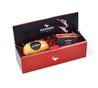 MALVASIA Lote Gourmet para Regalar, Caja Regalo Foie Gras Entero Mi-Cuit 250 gr y Bloc de Foie Gras de Pato, Elaboración Tradicional, Ideal para Ocasiones Especiales, Sin Gluten, 190 gr