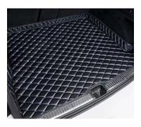 MALVCD Alfombrilla Maletero Coche para Mercedes GLC (X254) 2023-2024, Cuero Alfombrillas Maletero Alfombra Maletero Bandeja Forro Maleteros Impermeable Accesorios,E/Black~Blue