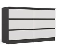 Malwa M6 120 CÓMODA ANTRACITA / BLANCA