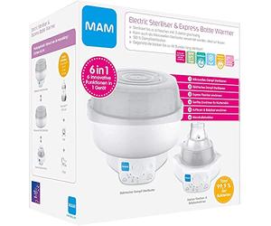 MAM 72120500 - Esterilizador eléctrico (6 en 1, 1 unidad), color gris-Instrucciones en lengua extranjera