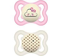 MAM 80710722 Supreme Night - Silicona (0-6 Girl), color rosa-Instrucciones en lengua extranjera