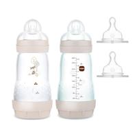Mam Anti colic Botella 260 Incluye Aspiradora tamaño 1 & 2, neutral 2 Stk.