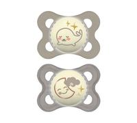 MAM Baby Chupete Original Night Silicona +0 M 2 uds