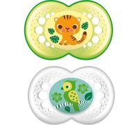 Mam Baby Chupete Silicona Original + 6 M Verde 2uds