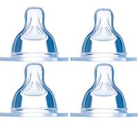 MAM Babyartikel 99964012 - Pack de 4 tetinas para biberón (medidas 1 y 2)-Instrucciones en lengua extranjera
