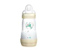 MAM Biberón Easy Start Anti-Colic, 260 ml, Tetina silicona flujo medio, Neutro mate, 1 ud