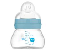 Mam Feel Good Biberon Cristal Azul +0 Meses 90ml