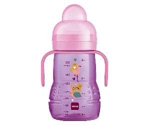 MAM Biberón de transición nina 4m+ 220ml