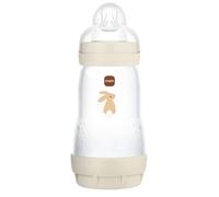 MAM - Biberón Easy Start Anticólico para Bebés 2+ Meses - Flujo Medio (260 ml) Arena - Reduce el Cólico y la Incomodidad - Compatible con la Lactancia Materna