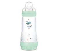 MAM Biberón Easy Start anticólicos con tetina de silicona SkinSoftTM a partir de 4 meses, 320 ml, azul