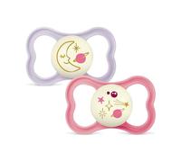 MAM Chupete Air para Bebés +16 Meses, Rosa Mate, 2 uds