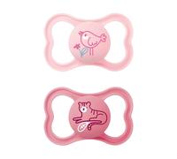 Mam Air Chupete 16+ Silicona Rosa 2 Uds