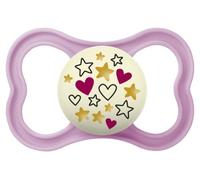 Mam Supreme Night Chupete Silicona +6M Rosa 1ud