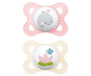 MAM Chupete original | 0-6 meses | Chupete para recién nacidos | 94% de aceptación | Apto para la lactancia | Recomendado por matronas | Respetuoso con los dientes | Silicona SkinSoft | Pez/nenúfar |