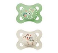 MAM Chupete Original, Bebé 6+ Meses Juego de 2 Chupetes, Colores Aleatorarios