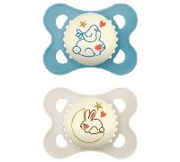 MAM Chupete Original Night Azul Mate 2-6m 2 uds
