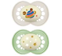 MAM Chupete Original Night Neutro Brillante +16m 2 uds