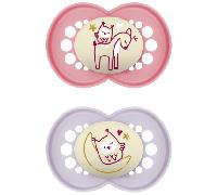 MAM Chupete Original Night Rosa Mate +16m 2 uds